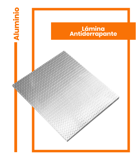 Lámina de aluminio antiderrapante